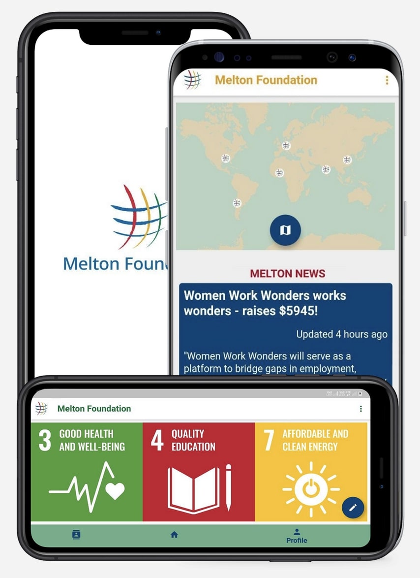 Melton Foundation mobile app